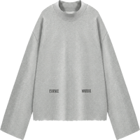 ESSENCE Raw Edge Sweatshirt