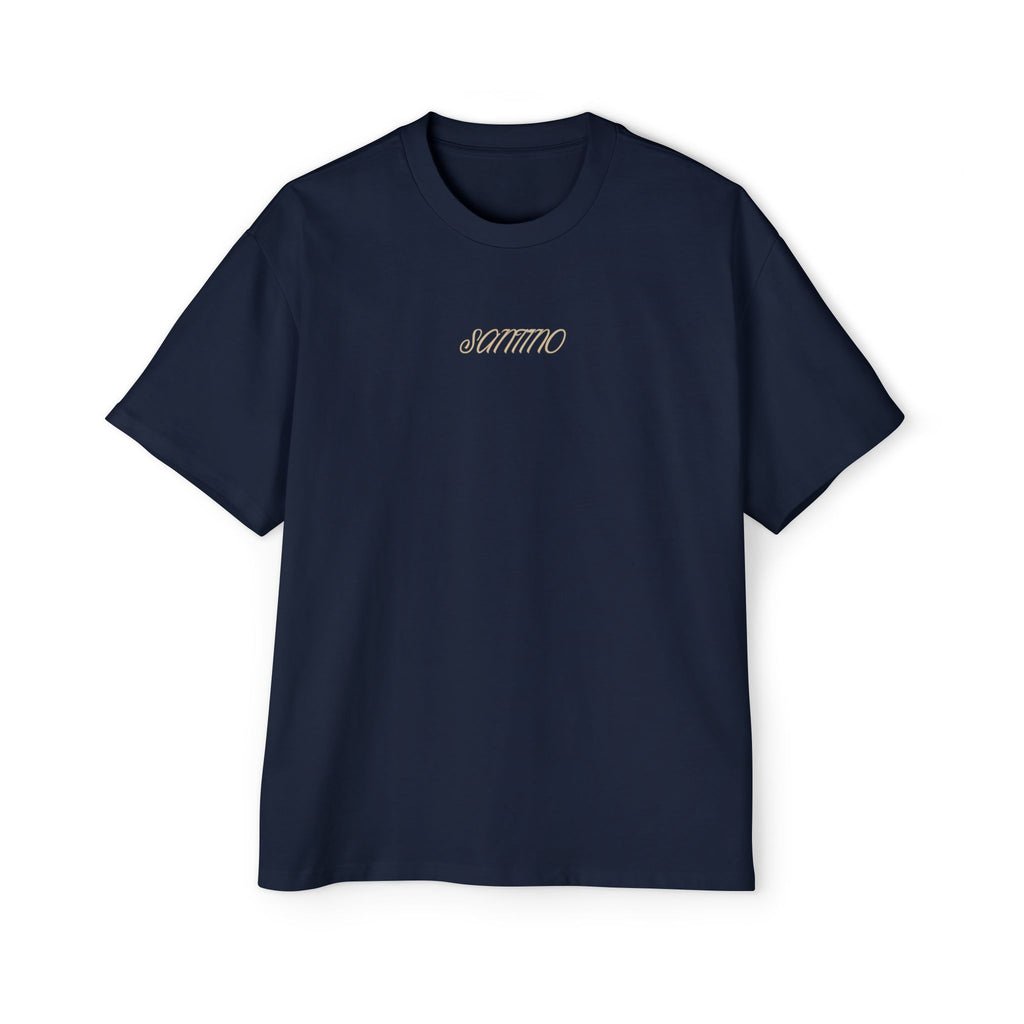 Minimalist 'SANTINO' Oversized Tee — Plain T-Shirt