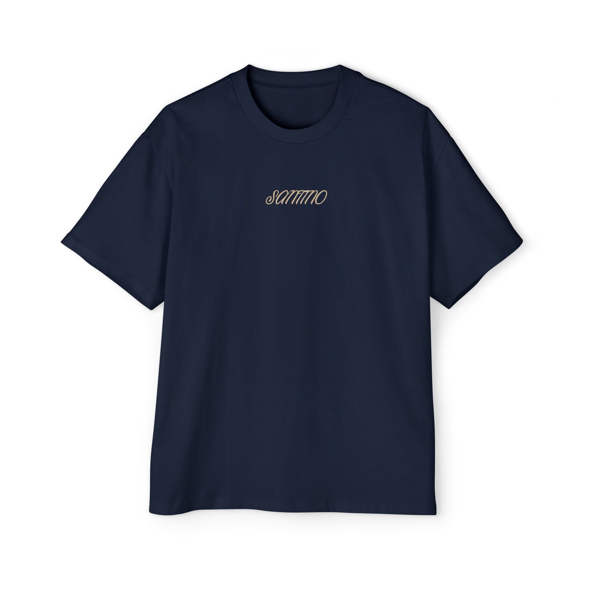 Minimalist 'SANTINO' Oversized Tee — Plain T-Shirt