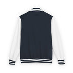 SANTINO Black & White Letterman Jacket