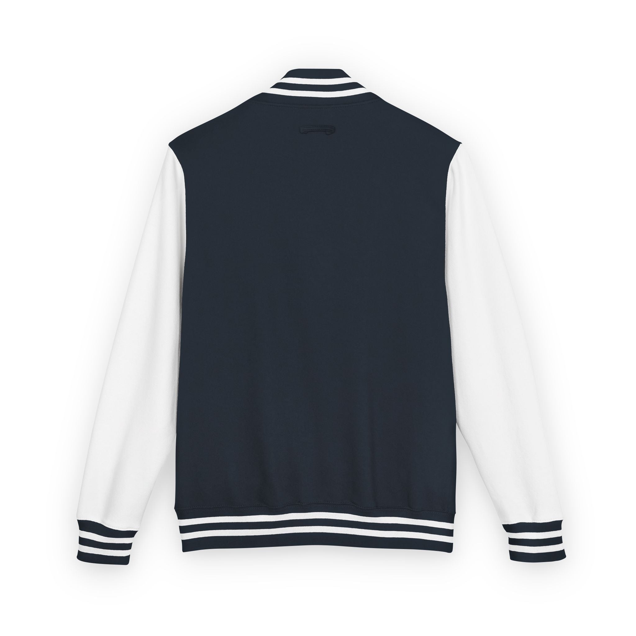 SANTINO Black & White Letterman Jacket