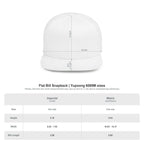 SANTINO Flat Bill Snapback Hat — Distressed Script Logo Streetwear Cap