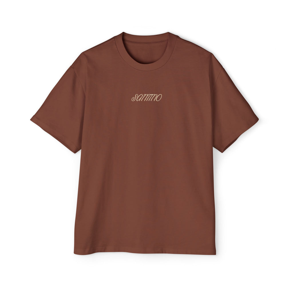 Minimalist 'SANTINO' Oversized Tee — Plain T-Shirt