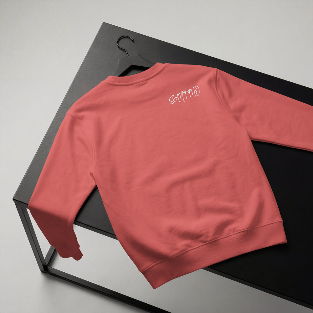SANTINO Sweatshirt with Chest Logo — Crewneck