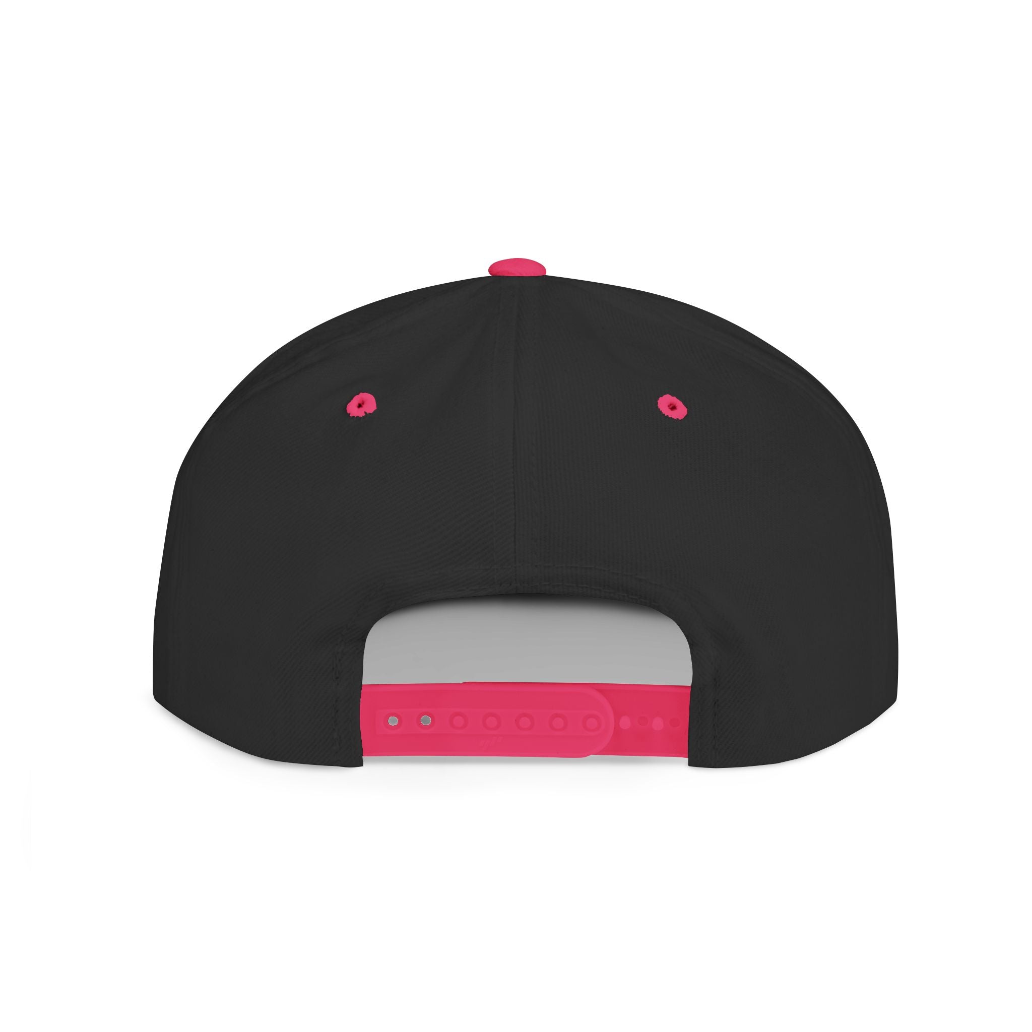 SANTINO Flat Bill Snapback Hat — Distressed Script Logo Streetwear Cap