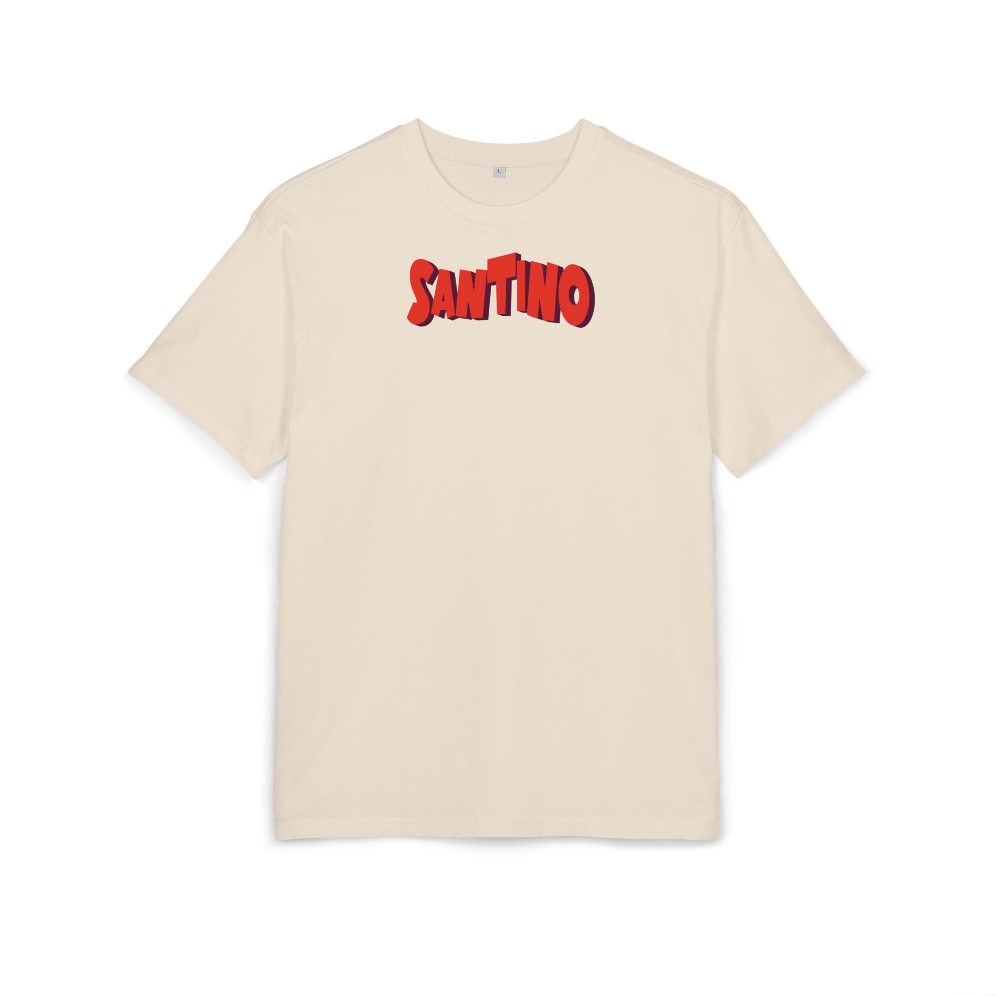 SANTINO — "Chill Out With The Vibes" Oversized Casual T‑Shirt (Santino Chest Logo)