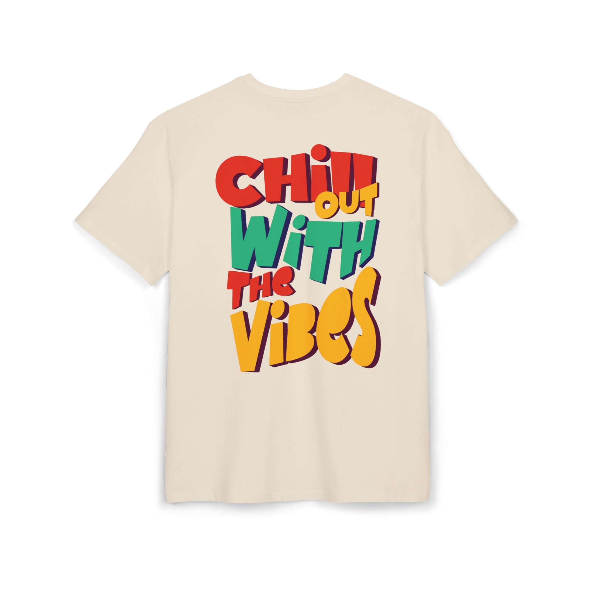 SANTINO — "Chill Out With The Vibes" Oversized Casual T‑Shirt (Santino Chest Logo)