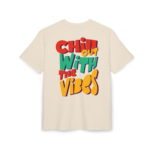 SANTINO — "Chill Out With The Vibes" Oversized Casual T‑Shirt (Santino Chest Logo)