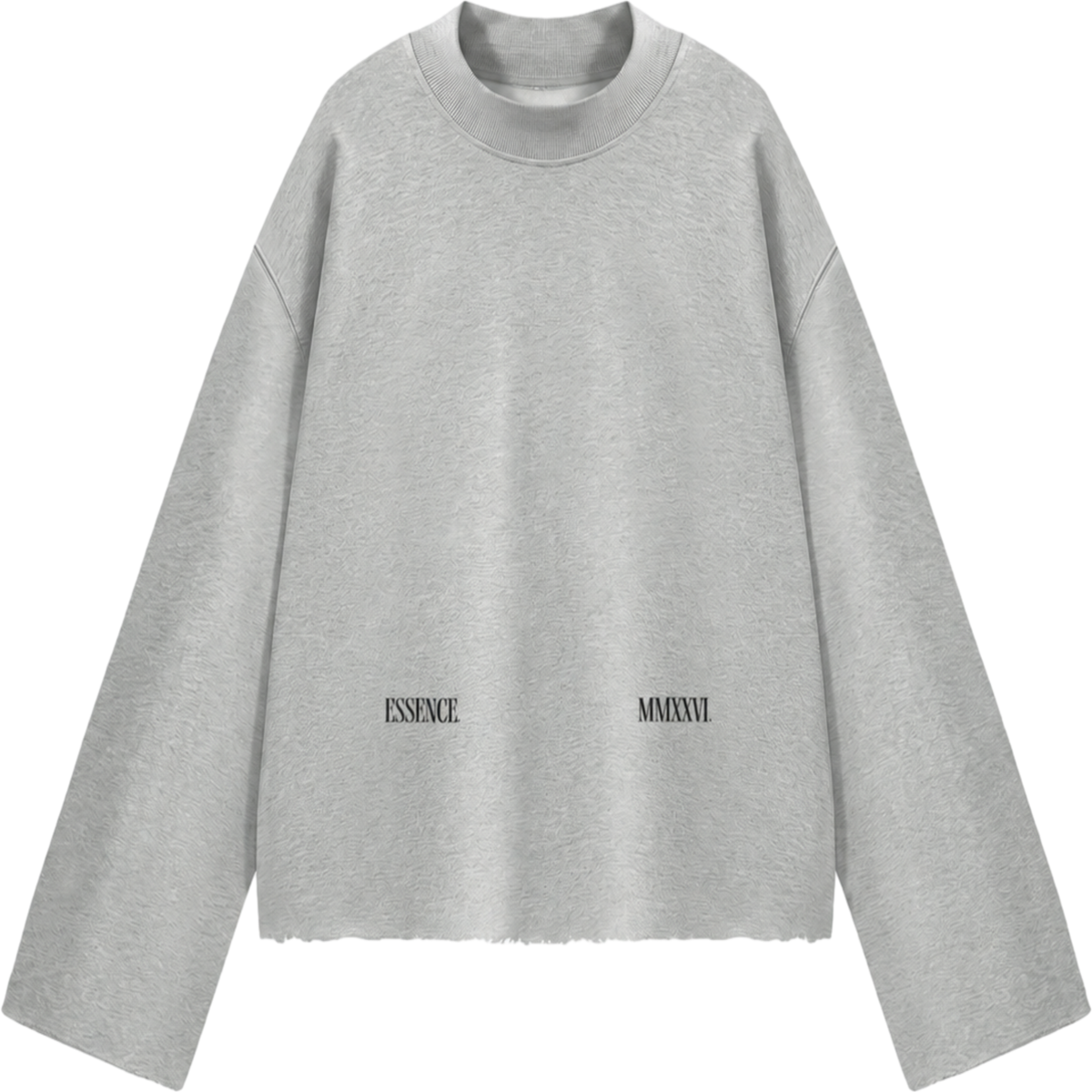 ESSENCE Raw Edge Sweatshirt