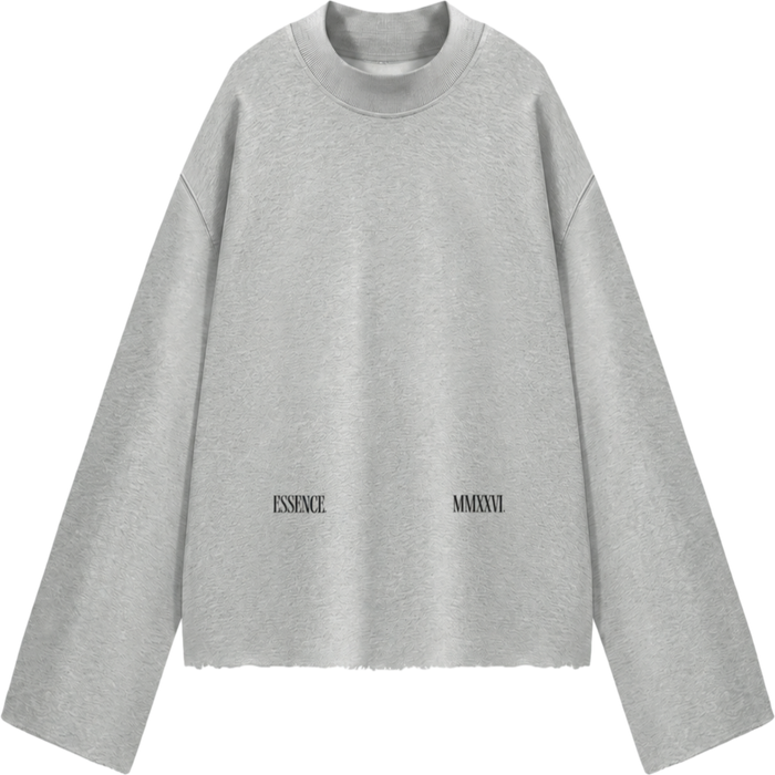 ESSENCE Raw Edge Sweatshirt