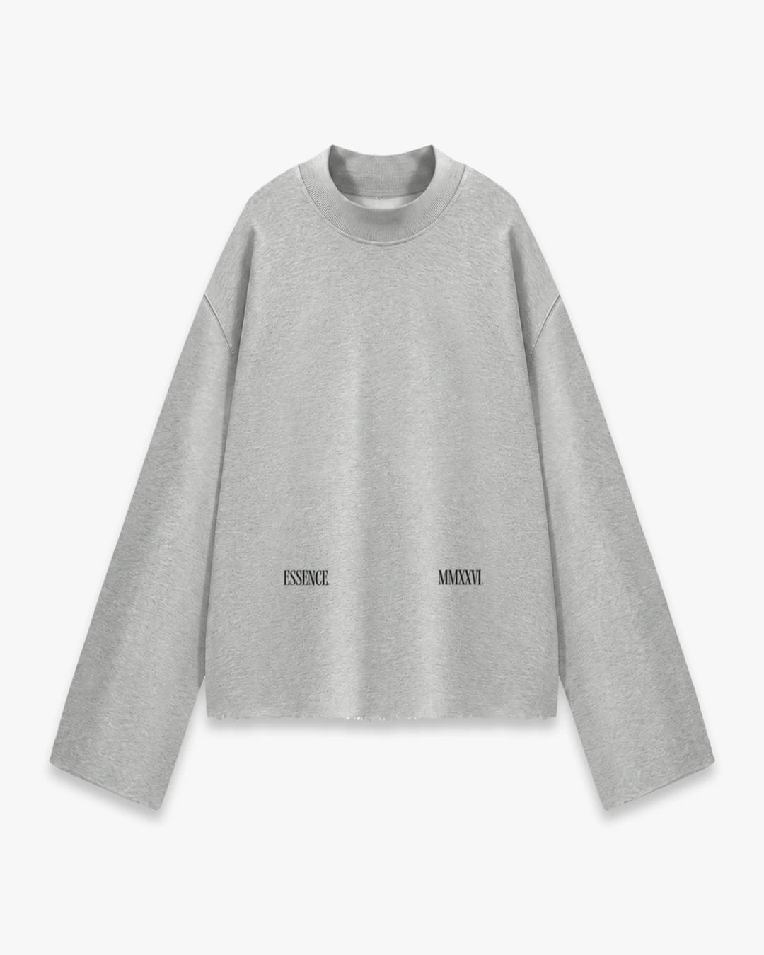 ESSENCE Raw Edge Sweatshirt