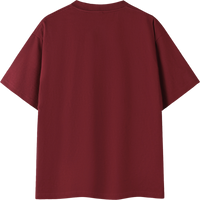 Basic Merlot Cotton T-Shirt