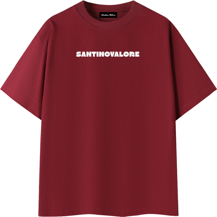 Basic Merlot Cotton T-Shirt