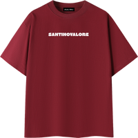 Basic Merlot Cotton T-Shirt